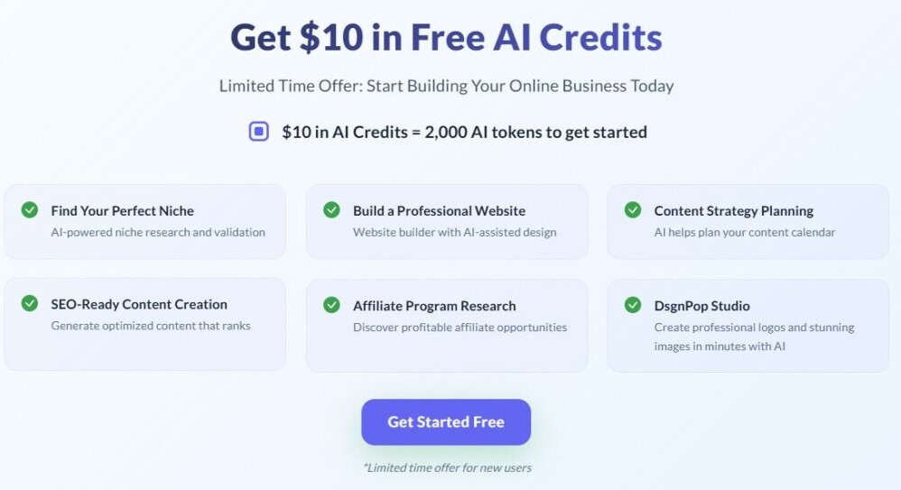 Canada Affiliate Guide Free AI Credits